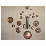 Folksy Collection of Copper Bake Molds