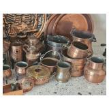 Vintage Grouping of Copper Serving Pieces