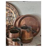 Vintage Grouping of Copper Serving Pieces