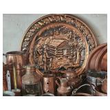 Vintage Grouping of Copper Serving Pieces