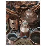 Vintage Grouping of Copper Serving Pieces