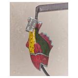 Kinetic Rocking Fisherman Folk Art