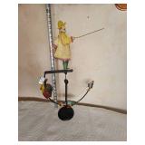 Kinetic Rocking Fisherman Folk Art