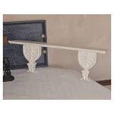 Folksy Home Décor Staging Pieces (Clock, candyscale, tray, angles trumpeter)