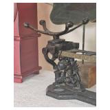 Folksy Home Décor Staging Pieces (Clock, candyscale, tray, angles trumpeter)