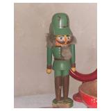 Collection of 1950s Swedish Christmas Decorations (Mushrooms, Nut bowl, Candle Holder)