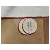 Collection of 1950s Swedish Christmas Decorations (Mushrooms, Nut bowl, Candle Holder)