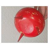 Collection of 1950s Swedish Christmas Decorations (Mushrooms, Nut bowl, Candle Holder)