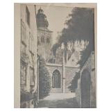 Vintage European Cathedral Lithograph