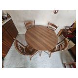 Vintage Cattail Spindle Kitchen Set