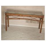 Palm Beach Regency Bamboo Console Table