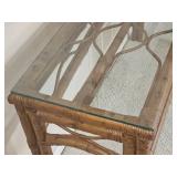 Palm Beach Regency Bamboo Console Table