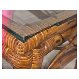 Palm Beach Regency Bamboo Console Table