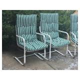 Retro Set of Four Patio Chairs