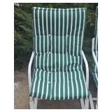 Retro Set of Four Patio Chairs