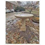 Grape Vine Relief Bird Bath