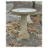 Grape Vine Relief Bird Bath