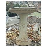 Grape Vine Relief Bird Bath
