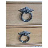 Farmhouse Chic Two Drawer Side Table