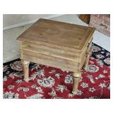 Farmhouse Chic Two Drawer Side Table