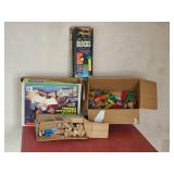 Vintage Collection of Wooden Play Blocks