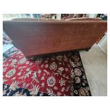 Contemporary Sofa with Fluted Frame Accents