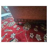 Contemporary Sofa with Fluted Frame Accents