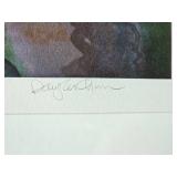 "Early Mist" Numbered & Singed Watercolor Shear  Shoreline Image