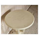 Ivory White Bistro Table