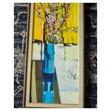 Cubist Original Oil Painting Singed Inez Abrahamson