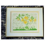 Lawrence Lerfald Serigraph - Morning Flowers