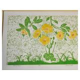 Lawrence Lerfald Serigraph - Morning Flowers