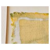 Framed Abstract Fabric Dip Signed by Artist