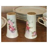 Vintage L Bernardaud Co Limoger China Pink Rose Pattern