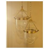 Hanging Bell Form Candle Lanterns