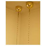 Hanging Bell Form Candle Lanterns