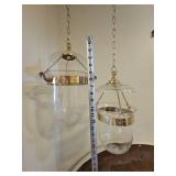 Hanging Bell Form Candle Lanterns
