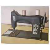 Vintage White Rotary Sewing Machine & Table