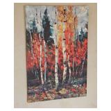 Printed Birch Grove Décor Art