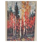 Printed Birch Grove Décor Art