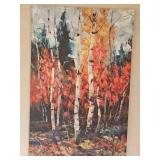 Printed Birch Grove Décor Art