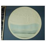 James J Connely Embossed Tree Landscape