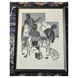 Backroom Poker - Painting by Dana H.