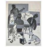 Backroom Poker - Painting by Dana H.