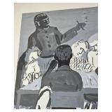 Backroom Poker - Painting by Dana H.