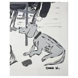 Backroom Poker - Painting by Dana H.