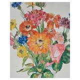 Bouquet Watercolor Still Life