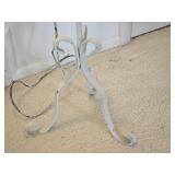 Primitive Scrolled Iron Floor Lamp