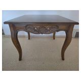 Vintage Henredon Country French Regency Carved Accent Table