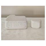 Unique Mid-Century Modern Minimalist Studio Art Ceramic Cream & Sugar